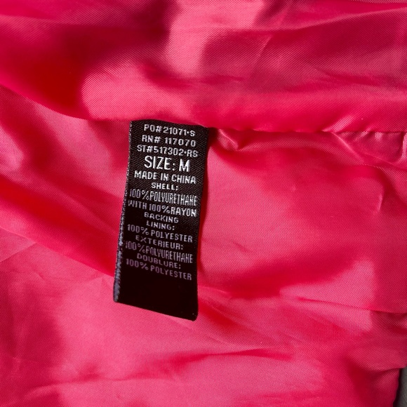 Faux Leather Jacket - women’s M - Picture 4 of 5